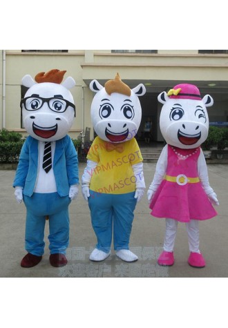 Wholesale New Version Horse Mascot Costume Carnival Festival Dress Outfit Adult Size