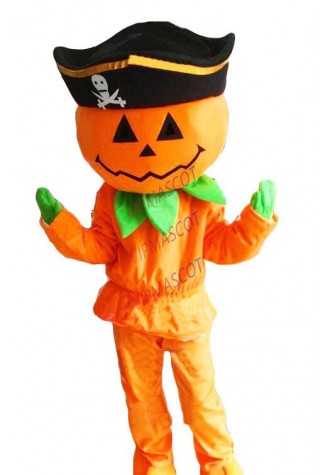 Pirate pumpkin mascot costume Character Fancy Dress Suit Cosplay Cartoon Chase Halloween costume