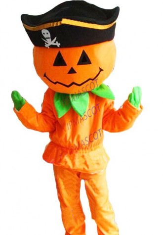 Pirate pumpkin mascot costume Character Fancy Dress Suit Cosplay Cartoon Chase Halloween costume