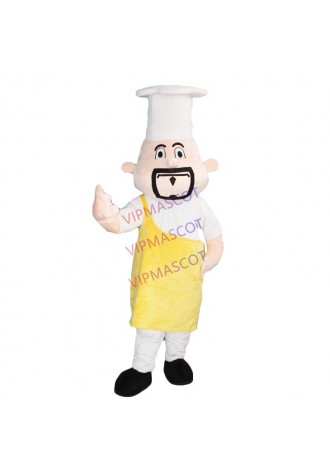 Cook Chef Kitchener Baker Mascot Costume Adult Cartoon Character Outfit Suit mascot