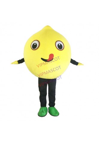 New Revised Version Sweety Fruit Lemon Halloween Cosplay Mascot Costume Adult Cartoon Mascot Costumes Foam Apparels Free Ship