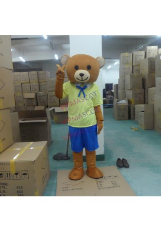 Mascot costume brown bear cartoon costume in adult size