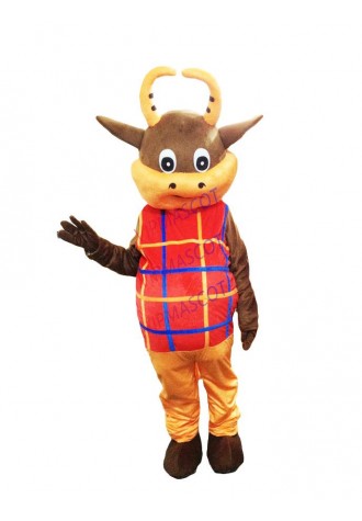 BULL Mascot Costume  Cartoon Fancy Dress Cosplay Suit Carnival Costume Halloween Cosplay Party