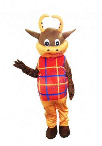 BULL Mascot Costume  Cartoon Fancy Dress Cosplay Suit Carnival Costume Halloween Cosplay Party