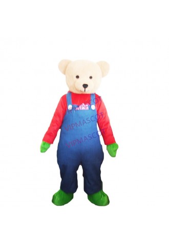 mascot Braces bear  costume for  adult costume