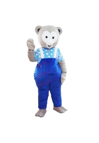 mascot Blue bear cartoon costume adult size mascot costume ball mascot