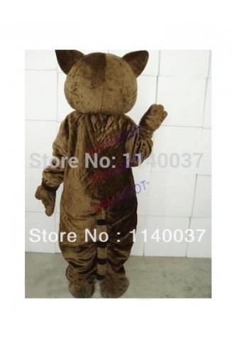 mascot Lynx Racoon Mascot Costume Wild Animal Mascotte Outfit Suit Fancy Dress EMS Free Shipping