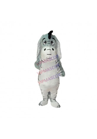 mascot Grey Donkey Mascot Costume Donkey Animal Christmas Halloween Fancy Dress Outfit Suit