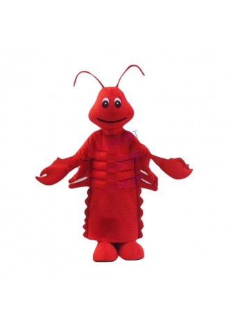 mascot Red Lobster Christmas Food Mascot Costume Red Prawn Lobster Seafood Mascotte Outfit Suit Fancy Dress