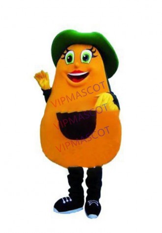mascot AVOCADO Mascot Cartoon Costume Fruit Avocado Mascotte Outfit Suit Party Fancy Dress EMS FREE SHIPPING