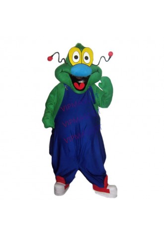 mascot New Style Alien EXTRATERRESTRIAL Mascot Costume Cartoon Character Mascotte Outfit Suit Fancy Dress EMS FREE SHIPPING