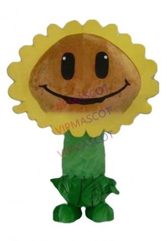 mascot Sunflower Mascot Costume Adult Size Sunflower Halloween Cosply Carnivel Costumes Free Ship