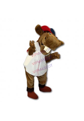 mascot Advertising Happy Mule Adult Mascot Costume Animal Mascot Costume for Sale Brown Mule Cosply Carnival Costume