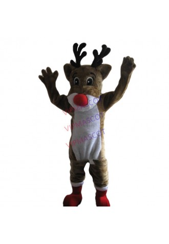 mascot Rudolph Reindeer Mascot Costume custom fancy costume anime cosplay kits mascotte theme fancy dress carnival costume