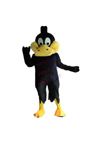 Cute Christmas halloween Black Duffy platypus Duck Mascot Costume Fancy Outfit Cartoon Character Party Dress Free Shipping