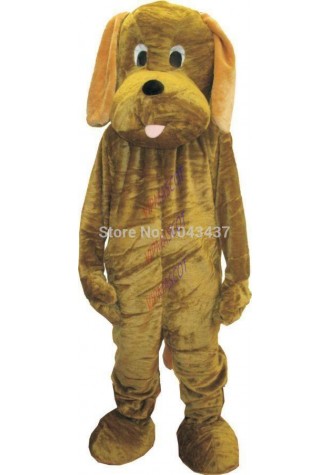 Christmas halloween Lovely UNISEX PUPPY Dog Mascot Costume Fancy Cartoon Character Party Dress Free Shipping