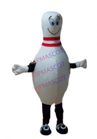 Hot sale Cute Cartoon Character Adult Bowling Pin Alley Mascot Costume Dress cosplay Halloween Party Costume
