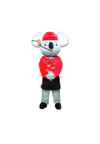 Hot sale Cute Adult cute red bear mascot fancy dress costumes Halloween party costumes