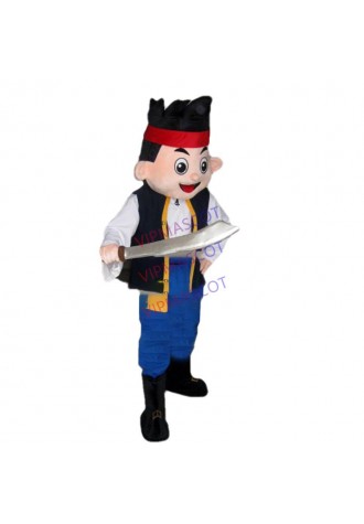 Cute Hot sale Cartoon Character Adult Jake Pirate Dress cosplay Halloween  Party Costume