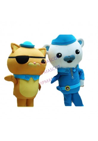 Foam Custom made Cartoon Character Adult customized the Octonauts (Blue) Dress cosplay Halloween  Party Costume