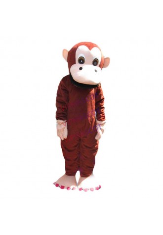 Hot selling Foam Custom made Cartoon Character Adult Brown gorilla orangutan Fancy Dress cosplay Halloween  Party Costume
