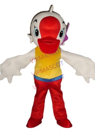 New arrival Cute Adult cartoon character lovely Goose Mascot Costume fancy dress party costumes