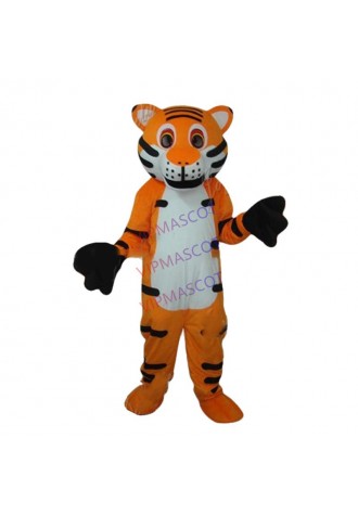 Hot selling Cute Adult cartoon character lovely tiger Mascot Costume fancy dress party costumes