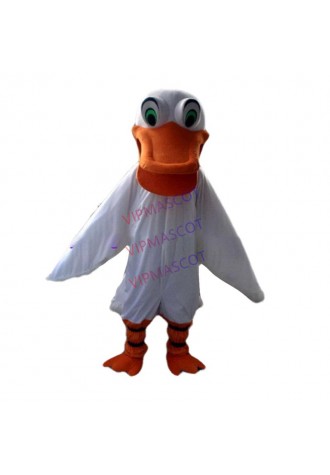 Hot sale Cute Cartoon Character Adult Professional New Style White Duck Fancy Dress Mascot Costume Adult Size