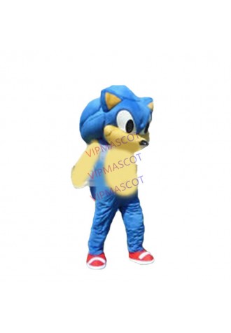 Hot sale Foam Adult cartoon character cute blue Mascot Costume Halloween party costumes