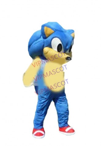 Hot sale Foam Adult cartoon character cute blue Mascot Costume Halloween party costumes
