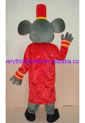 New arrival Cute Adult red rat mascot fancy dress costumes Halloween party costumes