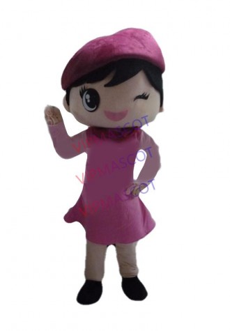 New arrival Foam Adult lovely cartoon fashion little girl mascot costume fancy dress party costumes adult size