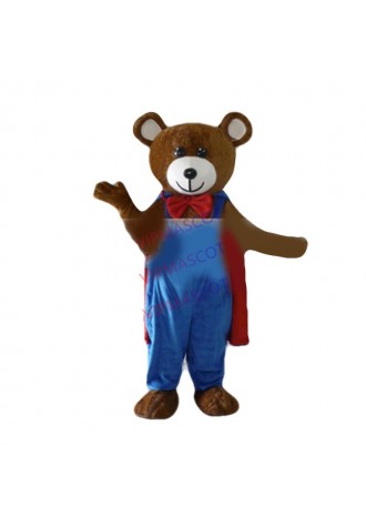 Hot sale Foam Adult lovely cartoon super bear mascot costume fancy dress party costumes adult size