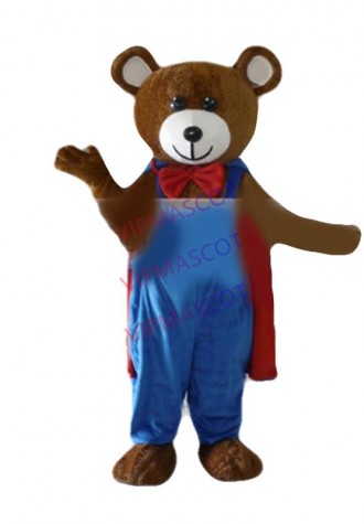 Hot sale Foam Adult lovely cartoon super bear mascot costume fancy dress party costumes adult size