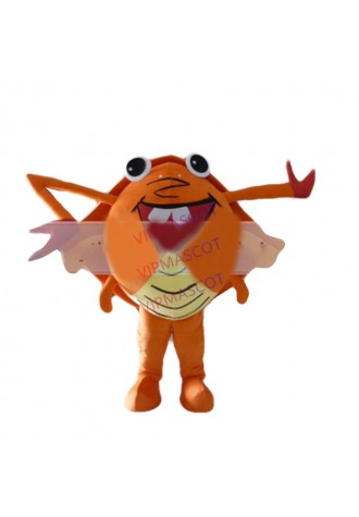 Hot selling Cute Adult lovely cartoon orange big mouth monster mascot costume fancy dress party costumes adult size
