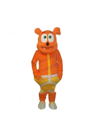 Foam Hot Cartoon Character Adult Orange Gummy Bear suit Dress cosplay Halloween  Party Costume