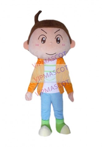 Hot sale Cute Adult cute cartoon cool boy mascot costume fancy dress party costumes adult size