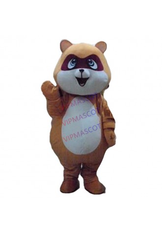 Hot selling Cute Adult cartoon character lovely Raccoon Mascot Costume fancy dress party costumes