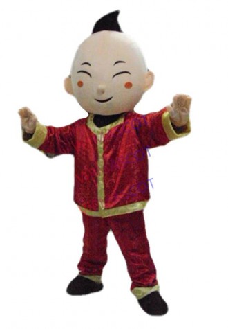 Hot sale Foam Cartoon Character Adult lovely smile boy Mascot Costume fancy dress party costume