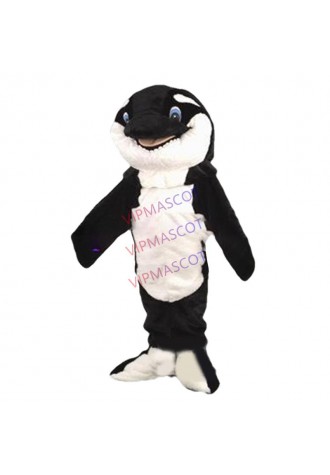 Hot sale Cute Adult cute white belly Ora the Orca mascot costume fancy dress Halloween party costumes adult size