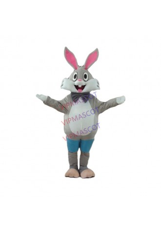 New arrival  Foam new Cartoon lovely Character cute grey rabbit mascot Costume fancy dress costume Adult size
