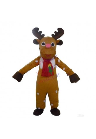 Hot sale Foam Adult reindeer mascot costume animal mascot suit christmas mascot dress fancy dress costumes party costumes
