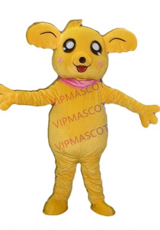 Hot sale Foam Cartoon Character cute Kiki Bear Mascot Costume party costume Adult Size