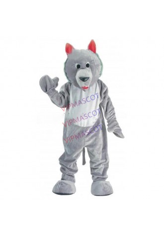 Hot sale Cute Character Adult lovely Hungry Wolf Economy Mascot Costume fancy dress Halloween party costume