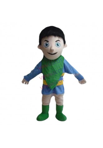 Hot sale Cute Adult lovely boy mascot costume party costumes fancy human mascot dress amusement park outfit