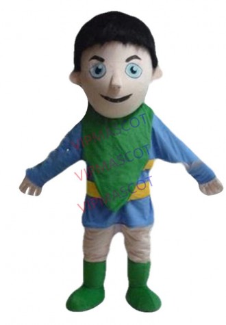 Hot sale Cute Adult lovely boy mascot costume party costumes fancy human mascot dress amusement park outfit