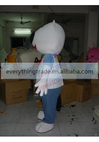 Hot selling Cute Adult cartoon lovely black nose bear mascot costume suit fancy dress party costumes adult size