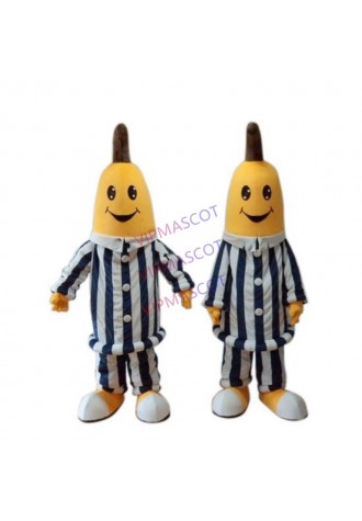 Foam Hot Cartoon Character Adult Dexule Bananas in Pyjamas Dress cosplay Halloween  Party Costume