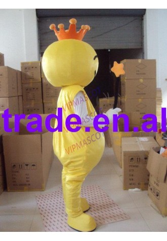 New arrival Cute Adult lovely crown doll mascot fancy dress costumes cartoon party costumes adult size