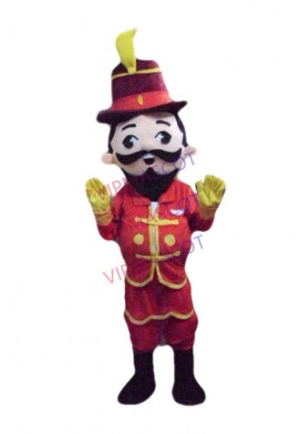Hot sale Cute Adult mascot Adult Size Bright Red Dress Clown Costumes Halloween Costume Fancy Dress Suit